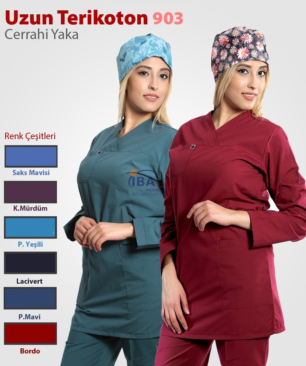 Cerrahi Yaka Uzun Takım