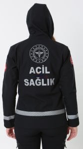Yeni 112 Kapşonlu Çeket Mont (SOFTSHELL)