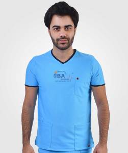 Comfort Sport V Yaka Tek Üst Turkuaz - XS