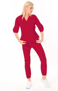 Kelebek Likralı Takım Bordo - XL - 46/48 Beden