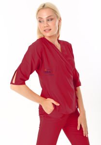 Kelebek Likralı Takım Bordo - XL - 46/48 Beden