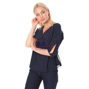 Kelebek Likralı Takım Lacivert - XXS - 36 Beden