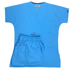 V Yaka Takım (Unisex) Turkuaz - 3XL - 54/56 Beden