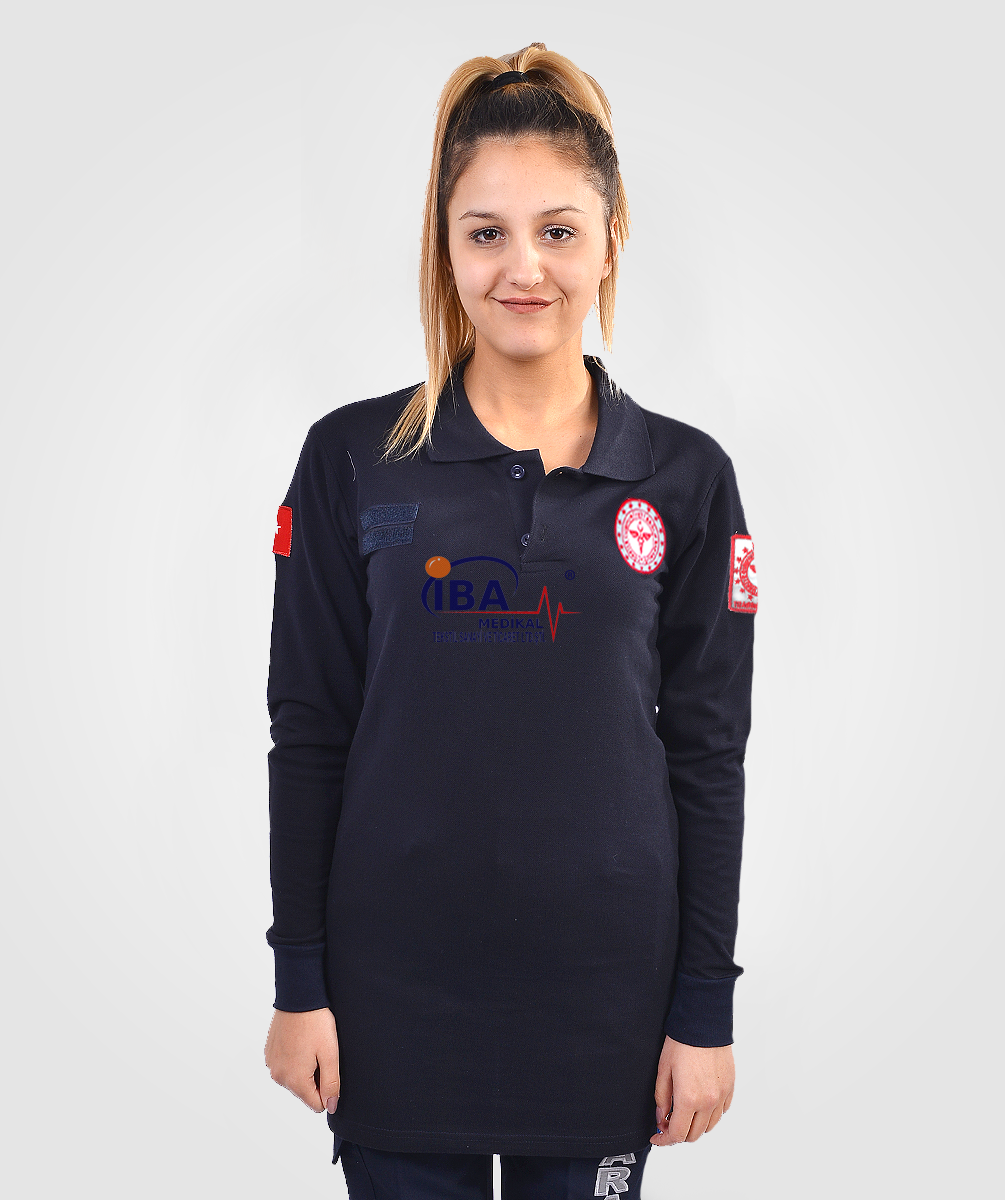 112 TUNİK LAKOST T-Shirt (Uzun) Lacivert - XXS
