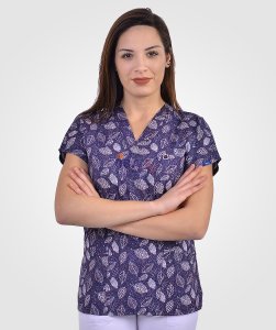 Likralı Desenli Üst (SONBAHAR)