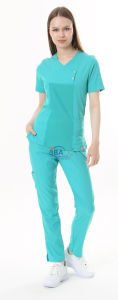 İ-Modern Çıtçıtlı Likralı Takım (Ribanalı) XS - Benetton Yeşili