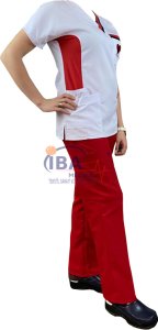 Comfort Style Alpaka Takım Kırmızı & Lacivert - XS