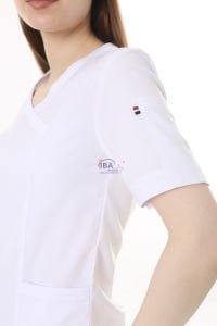 i-Soft Likralı Takım (SLIM FIT) XXS - 36 Beden - Beyaz