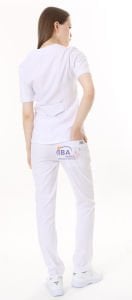 i-Soft Likralı Takım (SLIM FIT) XXS - 36 Beden - Beyaz