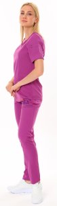 i-Soft Likralı Takım (SLIM FIT) Açık Mürdüm - XS - 38 Beden