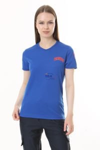 İ-SPORTİVE V Yaka Kısa Kol Paramedic Spor T-Shirt