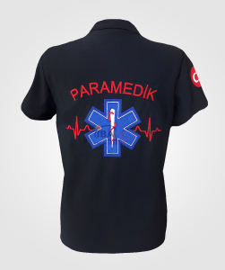COMFORT Polo Yaka Kısa Kol Paramedik T-Shirt 3XL - Lacivert