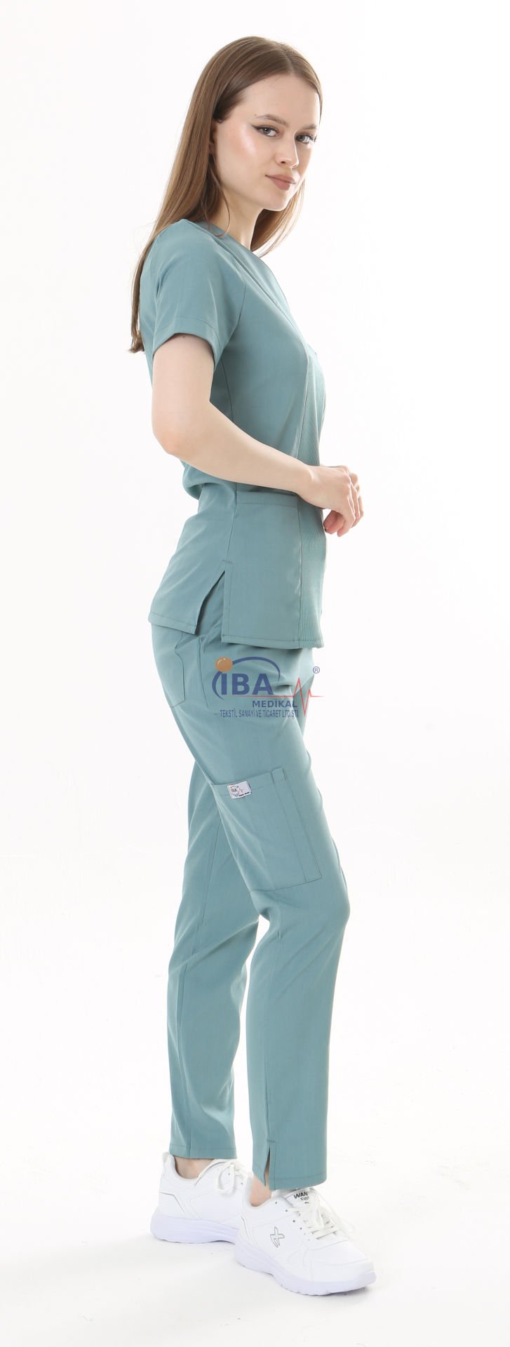 İ-Modern Çıtçıtlı Likralı Takım (Ribanalı) L - Çağla Yeşili