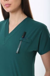 İ-Platinum Viskon Likralı Takım Avcı Yeşili - S - 40 Beden