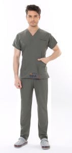 İ-Platinum Viskon Likralı Takım Haki - L - 44 Beden