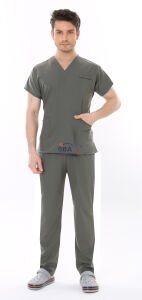 İ-Platinum Viskon Likralı Takım Haki - XL - 46/48 Beden