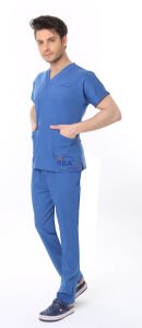 İ-Platinum Viskon Likralı Takım Petrol Mavisi - XL - 46/48 Beden