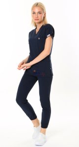 i-Premium Jogger Likralı Takım Lacivert - XXS - 36 Beden