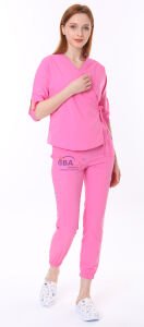 Kelebek Likralı Takım Pembe - XS - 38 Beden