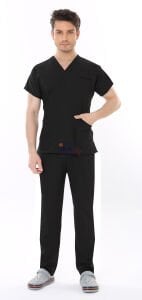 İ-Platinum Viskon Likralı Takım Siyah - L - 44 Beden