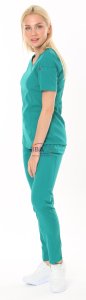 i-Soft Likralı Takım (SLIM FIT) Ameliyathane Yeşili - XL - 46/48 Beden
