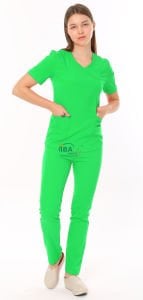 i-Soft Likralı Takım (SLIM FIT) zeytin yeşili - XXS - 36 Beden