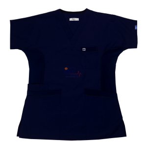 Esnek Yan Panelli Alpaka Tek Üst Lacivert - XL