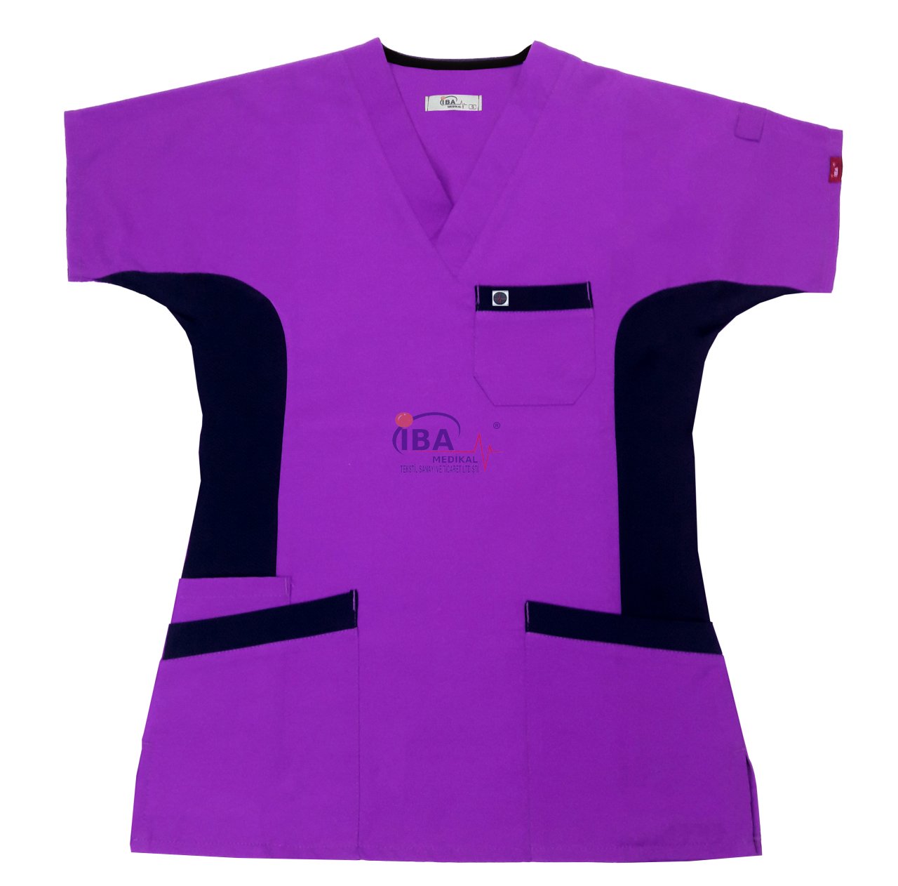 Esnek Yan Panelli Alpaka Tek Üst Menekşe - XS