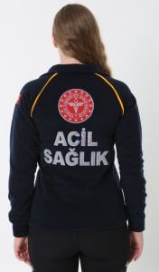 112 Lacivert Outdoor Polar Sweatshirt  (Reglan Kol)