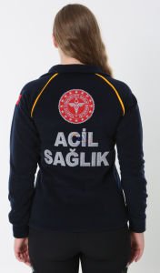 112 Lacivert Outdoor Polar Sweatshirt  (Reglan Kol)