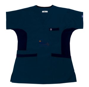 Esnek Yan Panelli Alpaka Tek Üst Petrol Mavisi - M