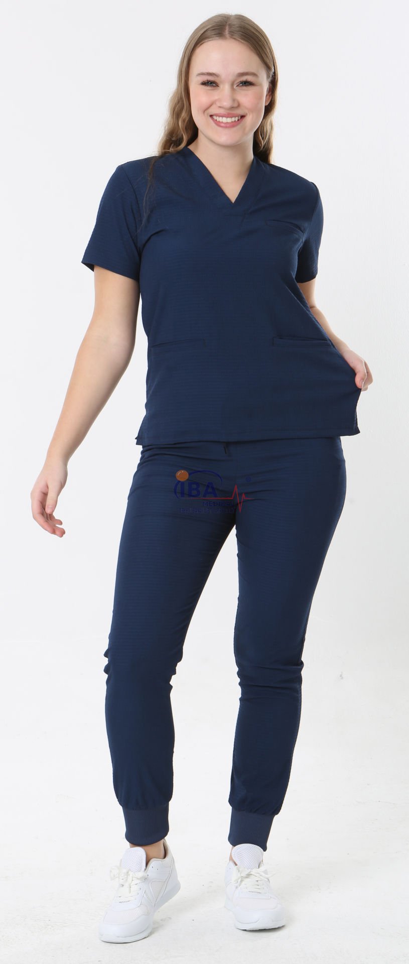 Jogger Likralı Takım (Ribanalı ) Açık Lacivert - M - 42 Beden