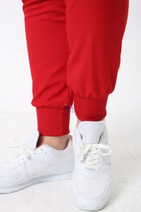 Jogger Likralı Takım (Ribanalı ) Kırmızı - XXS - 36 Beden