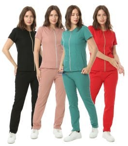 İ-Platinum Fermuarlı Likralı Takım