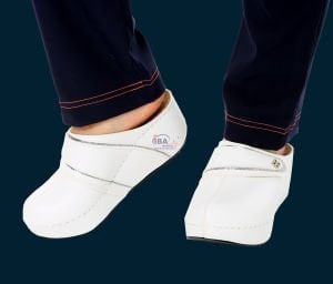 Cırtlı Platform Taban Terlik 40 - Beyaz