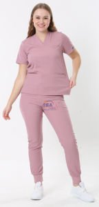 Jogger Likralı Takım (Ribanalı ) Pudra - XL - 46/48 Beden