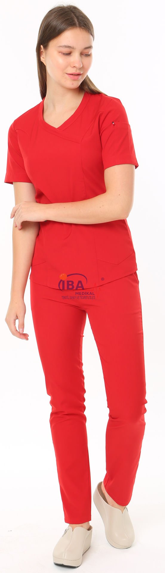 i-Soft Likralı Takım (SLIM FIT) Kırmızı - 3XL - 54/56 Beden