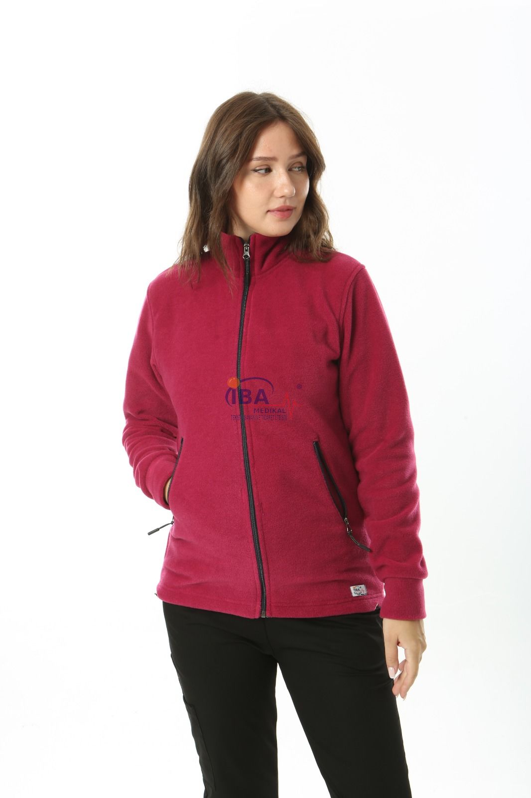 Hırka Polar 3XL - Açık Mürdüm