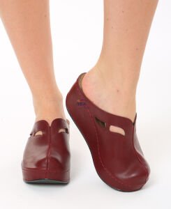 Damla Platform Taban Terlik 36 - Bordo