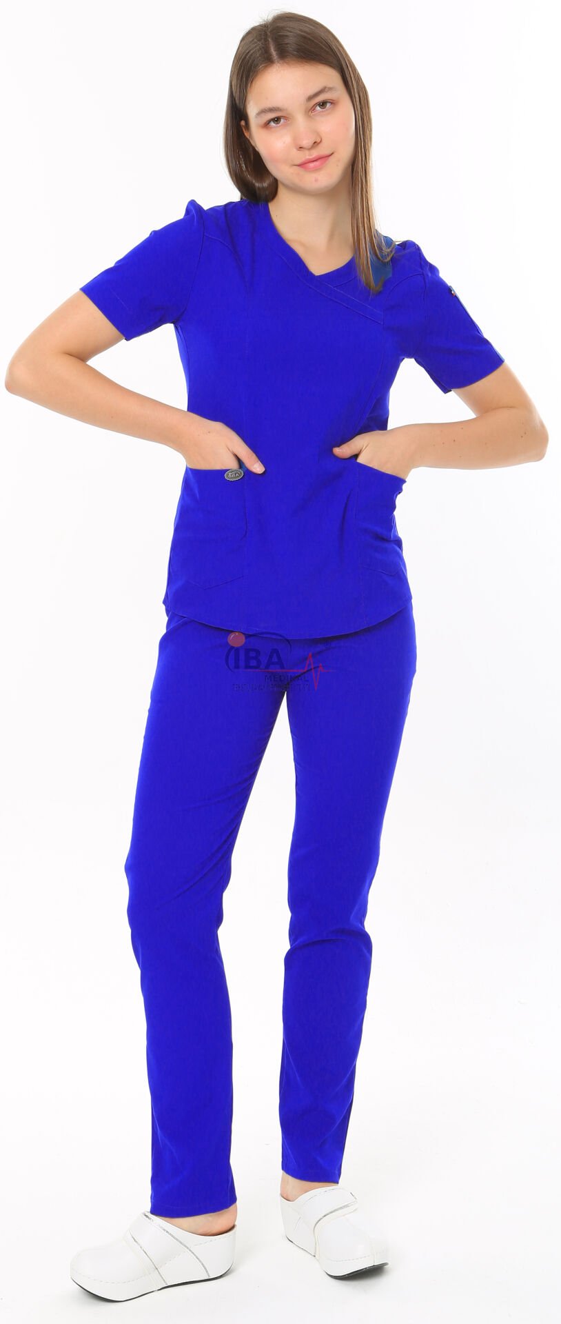 i-Soft Likralı Takım (SLIM FIT) Saks Mavi - L - 44 Beden