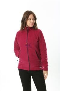 Hırka Polar XXS - Açık Mürdüm