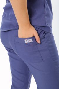 i-Soft Likralı Takım (SLIM FIT) Fırtına Mavisi - XXS - 36 Beden