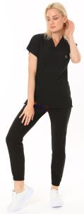 i-Premium Jogger Likralı Takım Siyah - M - 42 Beden