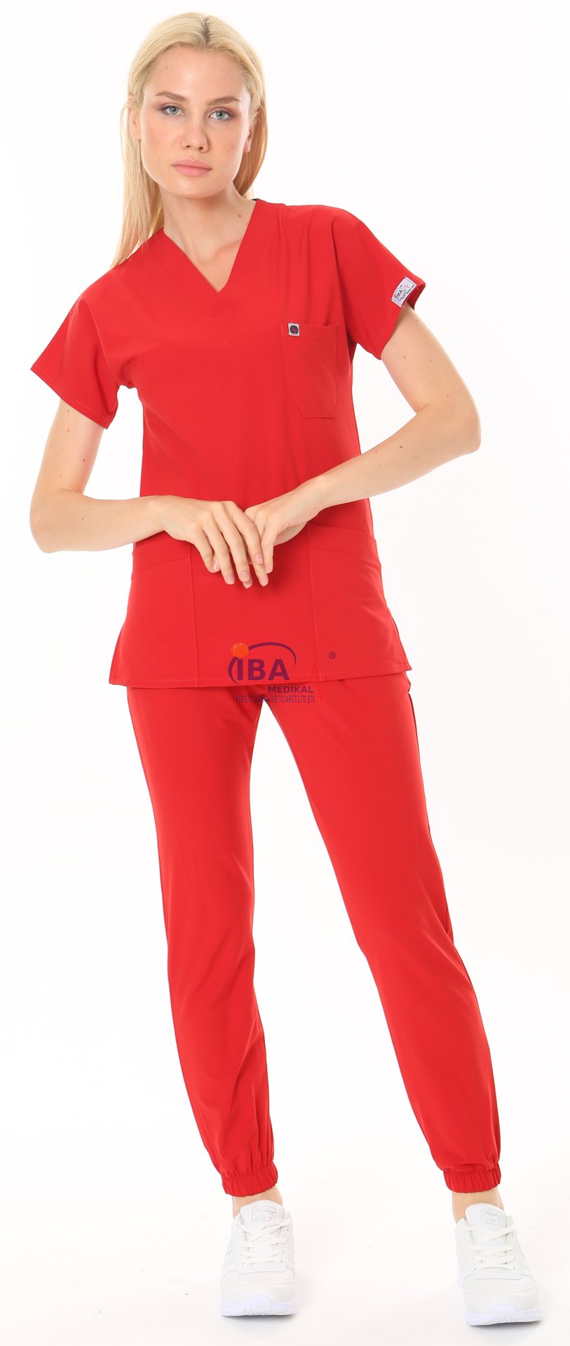 i-Premium Jogger Likralı Takım Kırmızı - XS - 38 Beden
