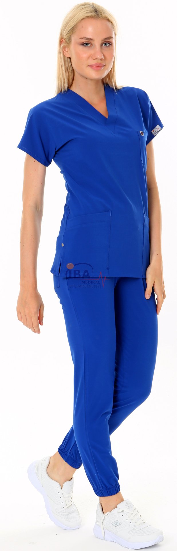 i-Premium Jogger Likralı Takım Saks Mavisi - L - 44 Beden