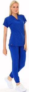 i-Premium Jogger Likralı Takım Saks Mavisi - XL - 46/48 Beden
