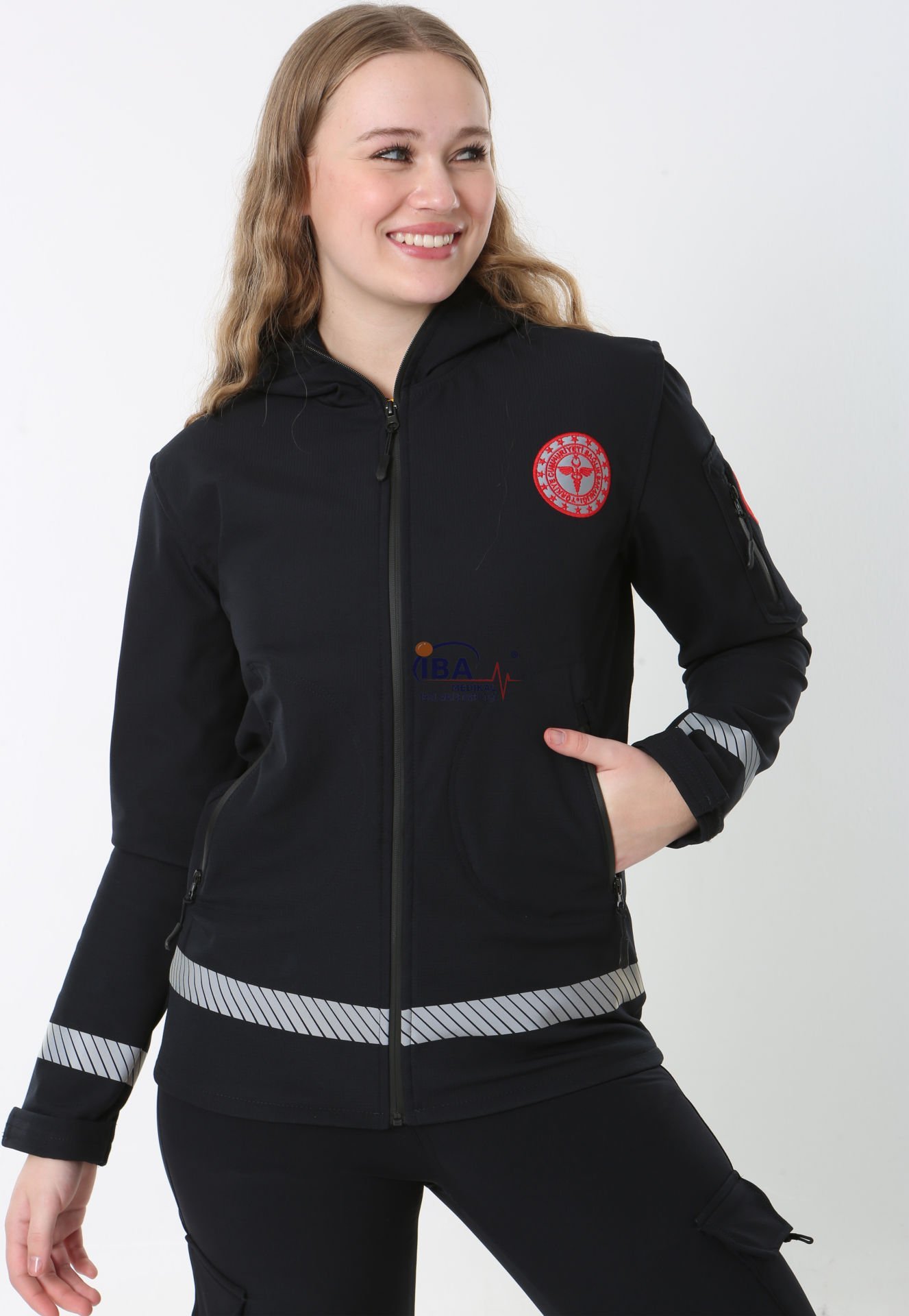 Yeni 112 Kapşonlu Çeket Mont (SOFTSHELL)