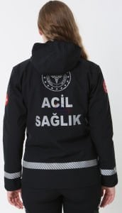 Yeni 112 Kapşonlu Çeket Mont (SOFTSHELL)
