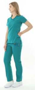 LUXURY RİBANALI TAKIM Ameliyathane Yeşili - L