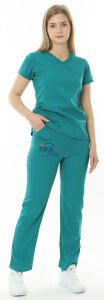 LUXURY RİBANALI TAKIM Ameliyathane Yeşili - XL